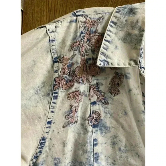 VINTAGE AMERICA BLUES Western Scarlett Embroidered Button Down Shirt Size XL - Picture 4 of 12